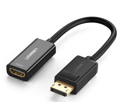 UGREEN MM137 Kabel DisplayPort (męski) - HDMI (żeński) FullHD 25cm